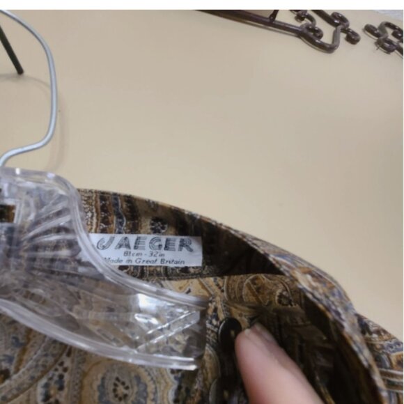 3 VINTAGE JAEGER BUNDLE WOMENS BLOUSE SKIRT BLAZER 32" 6 - Picture 5 of 5